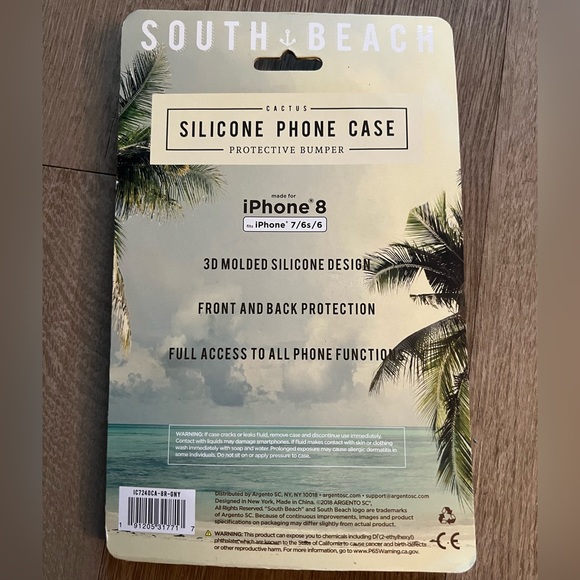 Cactus Silicone Case iPhone 8 - Picture 2 of 2